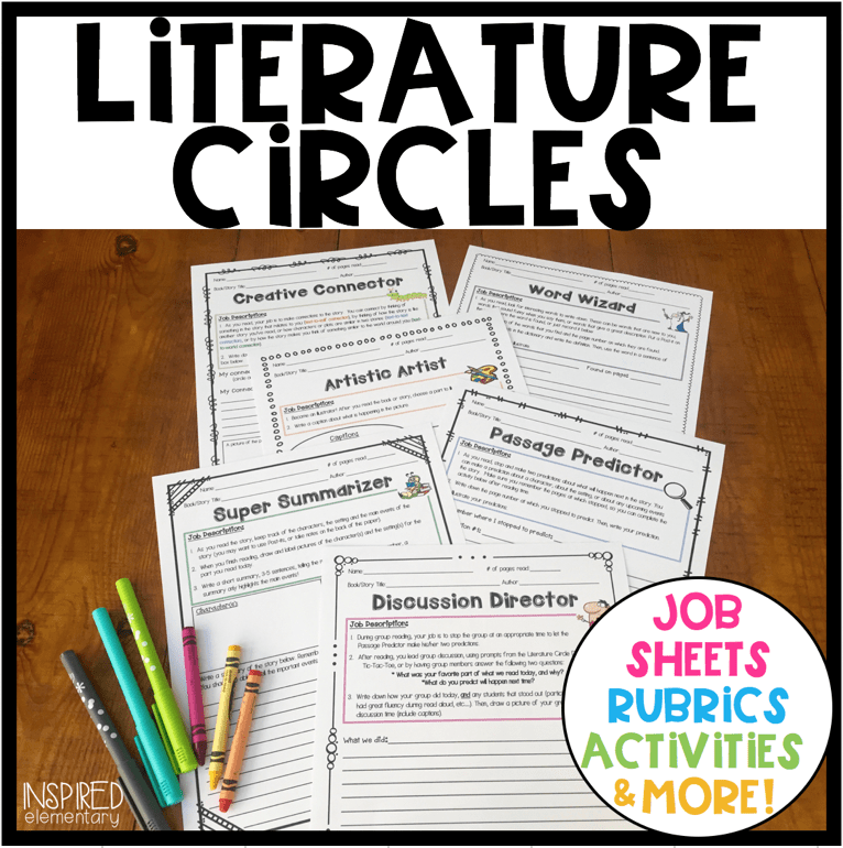 Literature Circle Roles Printables