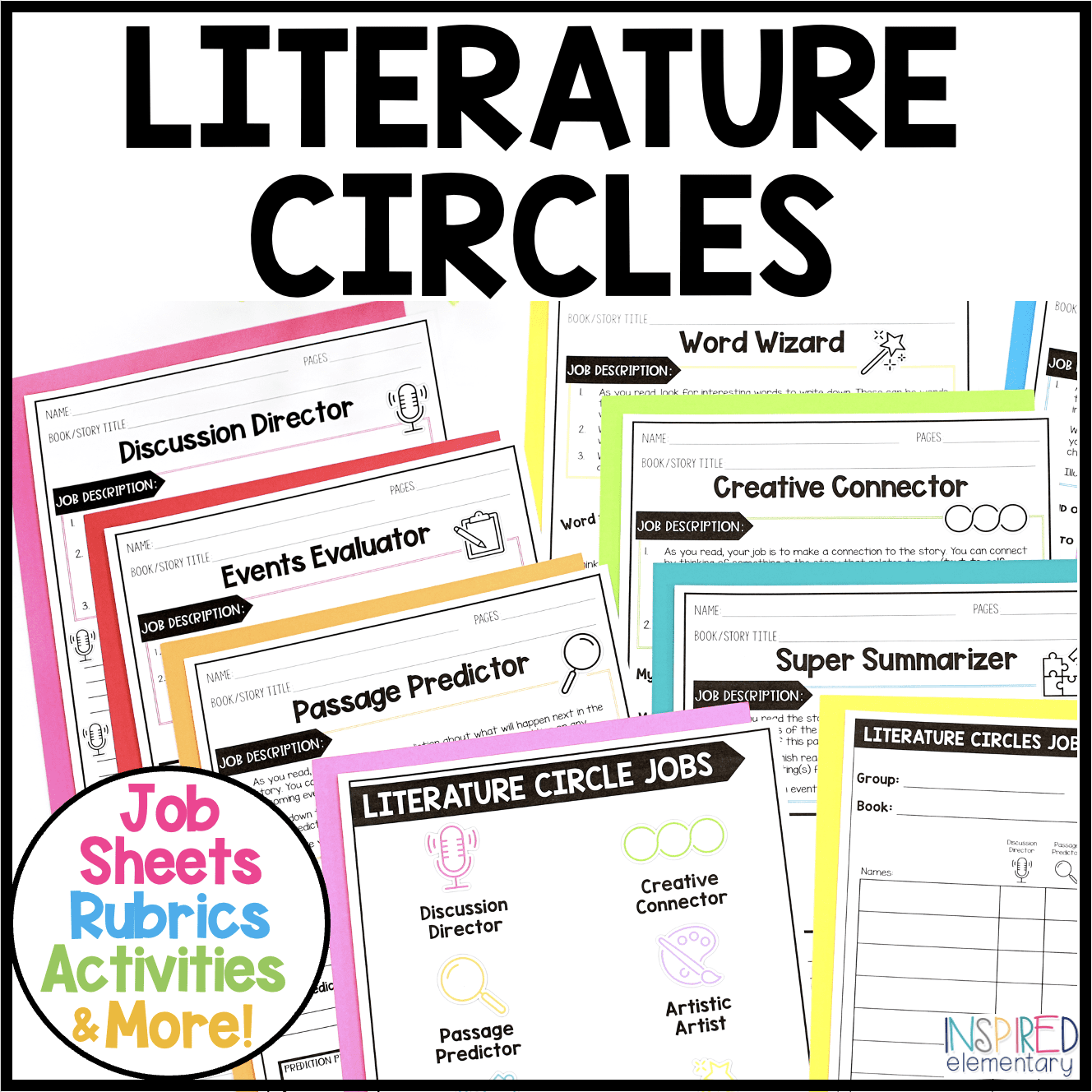 Literature Circles 101 Inspired Elementary Literature Circles 101 Inspired Elementary