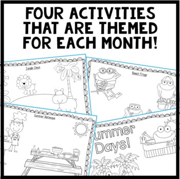 Listen and Color June | Following Directions Activities | Listening Skills - Image 2