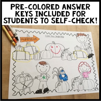 Listen and Color October | Following Directions Activities | Listening Skills - Image 4