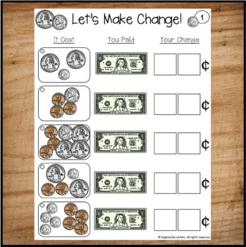 Math Tiles: Let’s Make Change!