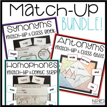 SYNONYMS AND ANTONYMS: TEACHING AND LEARNING RESOURCES - BUNDLE