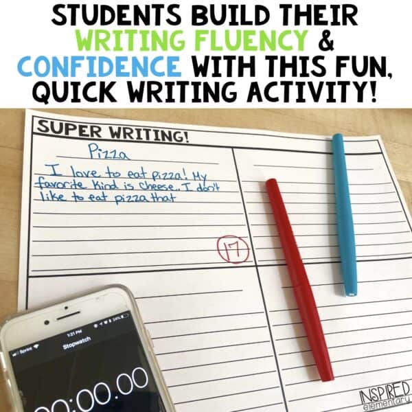 Super Writing! A Writing Fluency Activity - Image 2