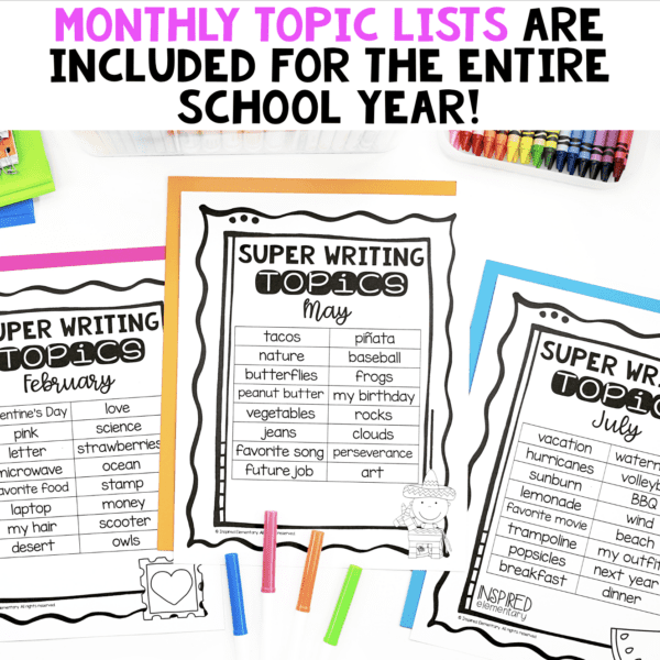Super Writing! A Writing Fluency Activity - Image 4