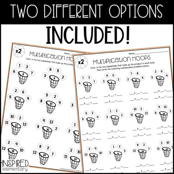 Multiplication Hoops: Multiplication Facts to 12 - Image 3