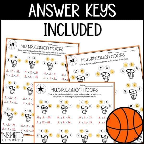 Multiplication Hoops: Multiplication Facts to 12 - Image 4