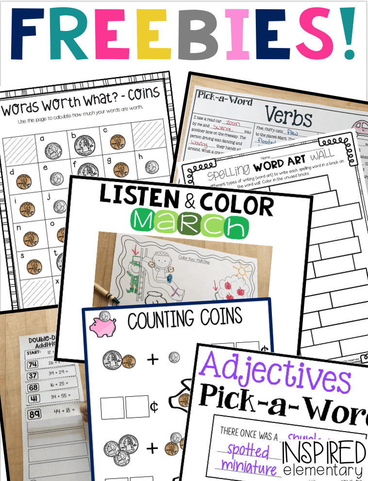 2Nd Grade (Free) At-Home Learning Activities · Inspired Elementary