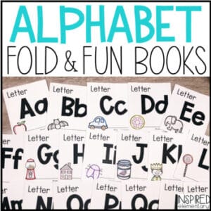 Alphabet Fold & Fun Books {Alphabet Activities for Distance Learning}