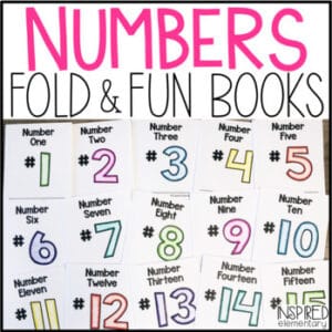 Numbers 1-20 Fold & Fun Books {Number Practice}
