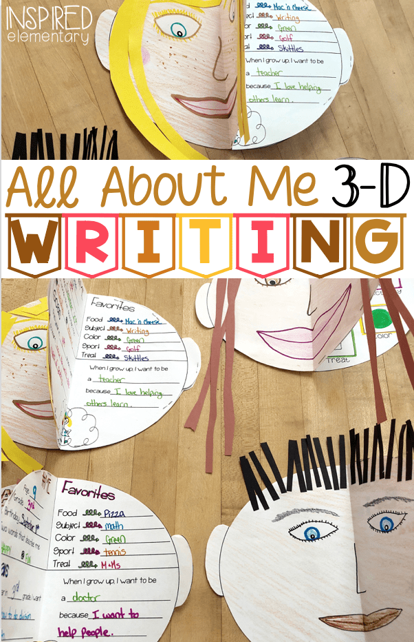 3-D All About Me Faces ยท Inspired Elementary