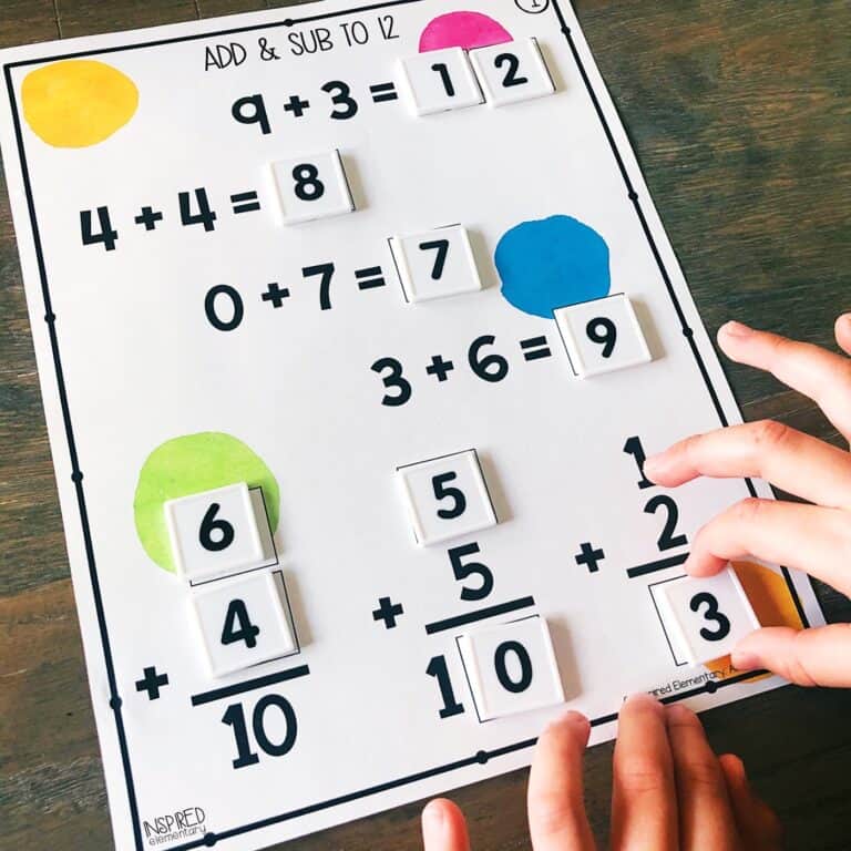 Math Tiles: A Hands-On Math Activity