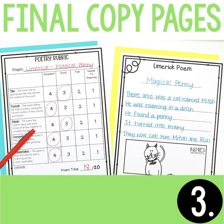 Poetry Writing In Three Easy Steps Inspired Elementary